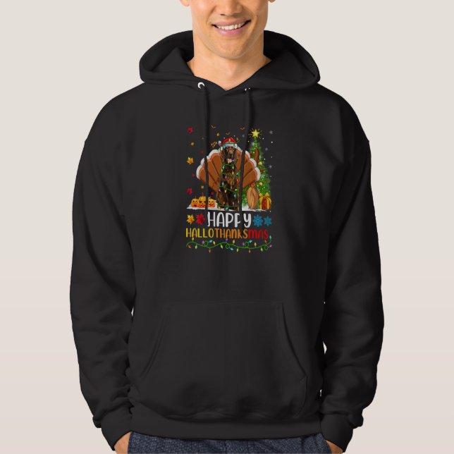 Irischer Setter Hund   Irischer Setter Hellothanks Hoodie (Vorderseite)