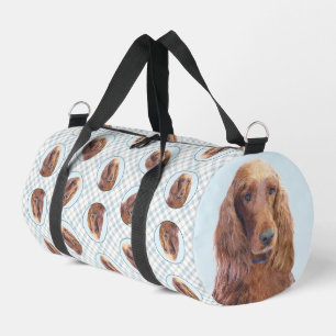 Irischer Setter malt rot süße originale Hundekunst Duffle Bag
