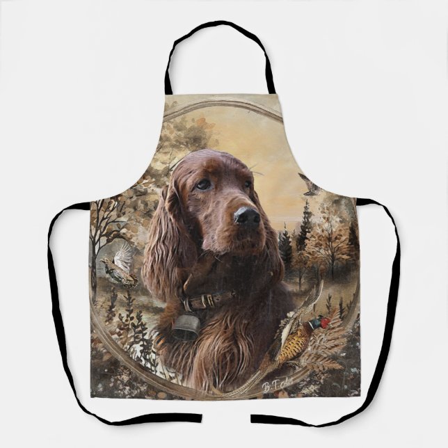  Irischer Setter Schürze (Vorderseite)