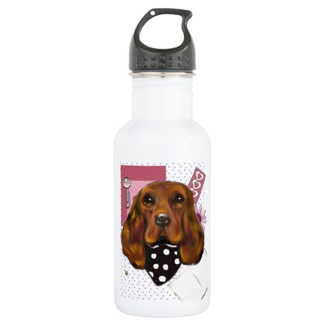 IRISCHER SETTER TRINKFLASCHE (Vorderseite)
