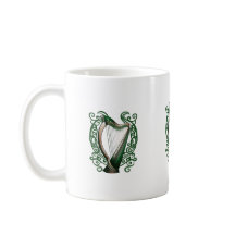 Irischer Shamrock Harfe