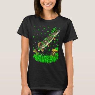 Irischer Shamrock Kobold Pike Fisch St. Patricks T T-Shirt