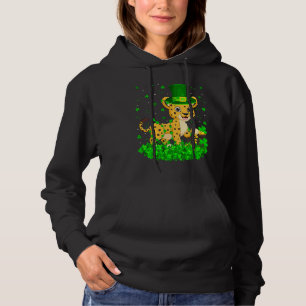 Irischer Shamrock Leprechaun Gepard St Patrick's D Hoodie