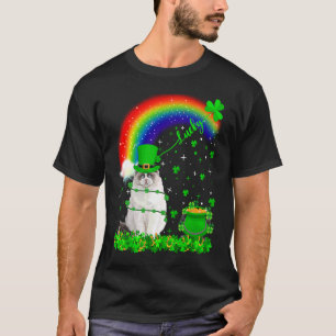 Irischer Shamrock Regenbogen Glück Ragdoll Katze S T-Shirt