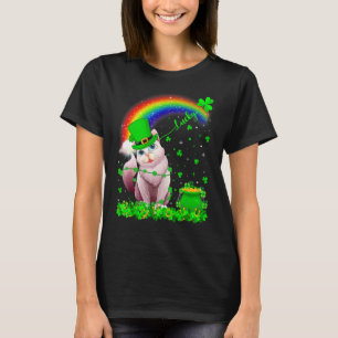 Irischer Shamrock Regenbogen Glücklicher Balinesis T-Shirt