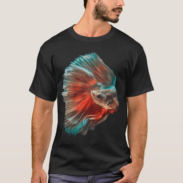 Irischer Siamesischer Kampffisch T-Shirt (Vorderseite)