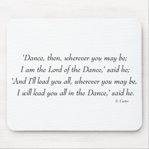 Irischer Stepptanz - Lord of the Dance Refrain Mousepad