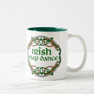 Irischer Stepptanz Zweifarbige Tasse