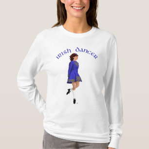 Irischer Stepptänzer - Blau T-Shirt