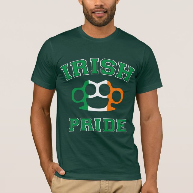 Irischer Stolz-Messingknöchel T-Shirt (Vorderseite)