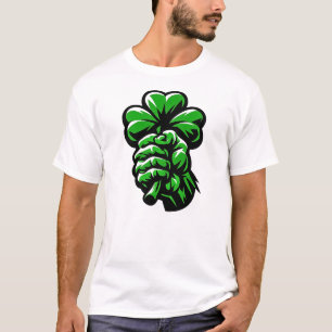 Irischer Stolz Shamrock-Faust St. Patricks T-Shirt