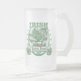 Irischer Stout Bier-Extragang Mattglas Bierglas
