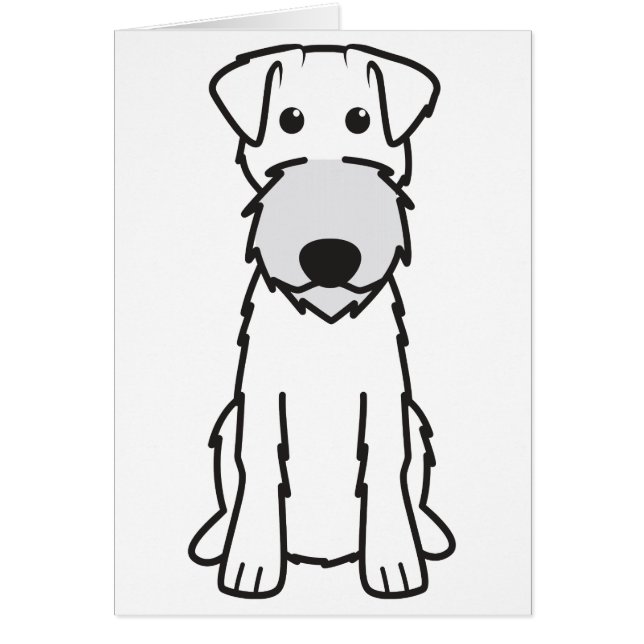 Irischer Terrier-HundeCartoon (Vorne)