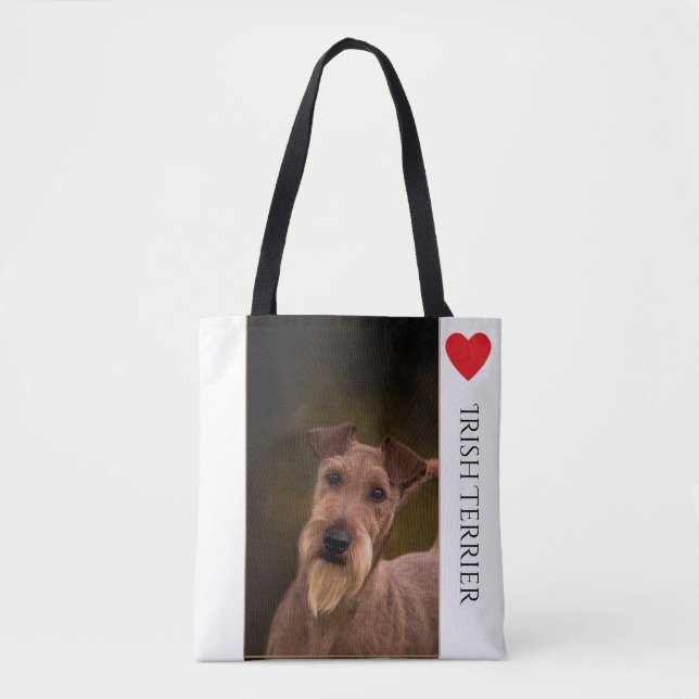 Irischer Terrier-Liebhaber-Taschen-Tasche (Vorderseite)