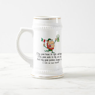 Irischer Toast Bierglas
