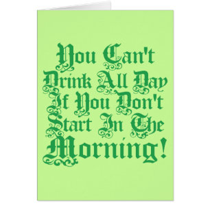 Irischer trinkender Spaß