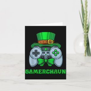 Irischer Videospiel-Controller St. Patrick's Day-S Karte