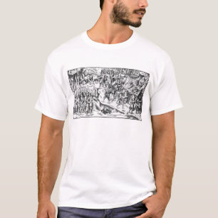 Irischer Vieh-Überfall auf einer englischen T-Shirt