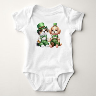 Irischer Welpe Baby Strampler