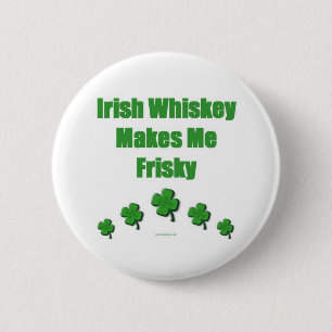 Irischer Whisky-Knopf Button