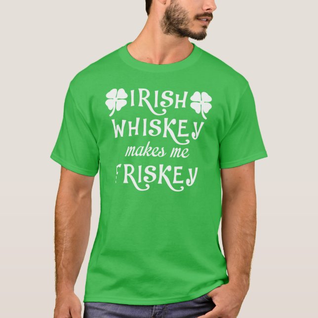 Irischer Whisky stellt mich das Shirt Friskey (Vorderseite)
