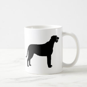 Irischer Wolfhound (im Schwarzen) Kaffeetasse