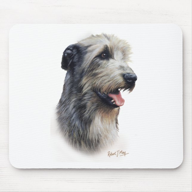Irischer Wolfhound Mousepad (Vorne)