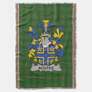 Irisches Acotes Wappen Familienwappen Irland Decke