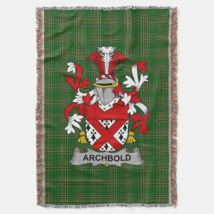 Irisches Archbold-Wappen Familienwappen Irland Decke