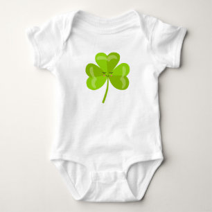 Irisches Baby Glückskleeblatt St. Patrick's Day Strampler