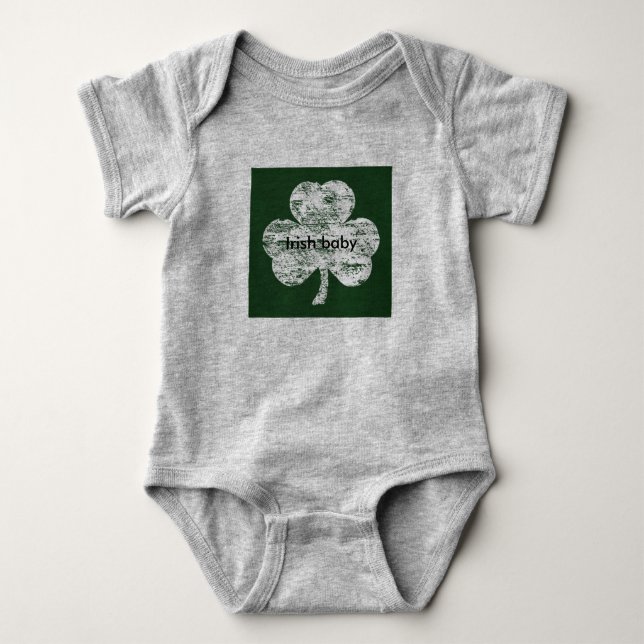 Irisches Baby Strampler (Vorderseite)