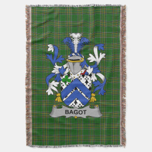 Irisches Bagot-Wappen Familienwappen Irland Decke