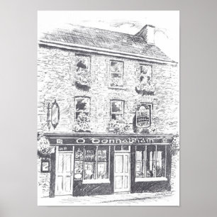 Irisches Bar-Plakat O Donnabhains Poster