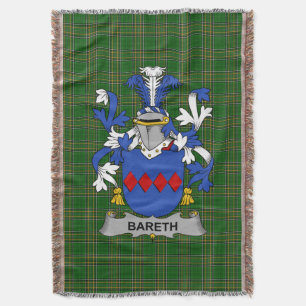 Irisches Bareth-Wappen Familienwappen Irland Decke