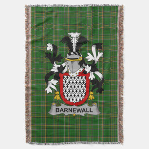  Irisches Barnewall-Wappen Familienwappen Irland Decke