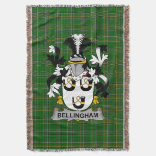 Irisches Bellingham Wappen Familienwappen Irland Decke