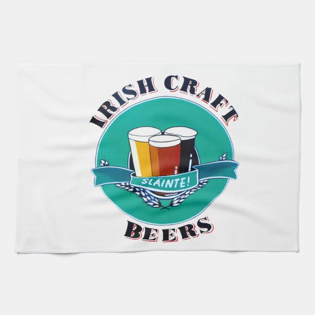 Irisches Bier Handtuch (Horizontal)