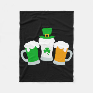 Irisches Bier Irland Flagge St. Patricks Tag 1 Fleecedecke