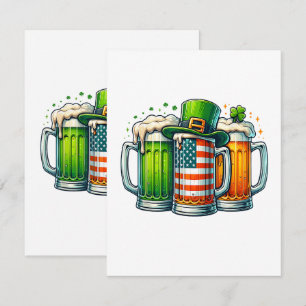 Irisches Bier Irland St Patricks Day Trinkparty Ankündigung