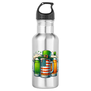 Irisches Bier Irland St Patricks Day Trinkparty Edelstahlflasche