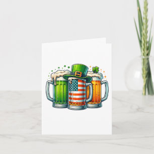 Irisches Bier Irland St. Patricks Day Trinkparty Feiertagskarte