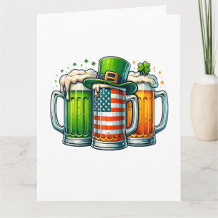 Irisches Bier Irland St. Patricks Day Trinkparty Karte