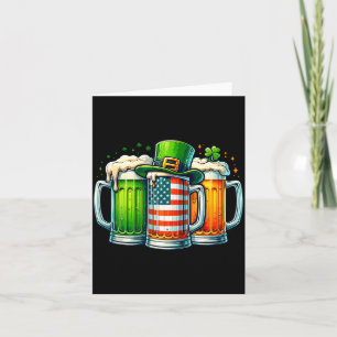Irisches Bier Irland St. Patricks Day Trinkparty Karte