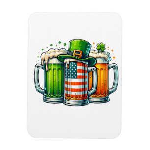 Irisches Bier Irland St Patricks Day Trinkparty Magnet