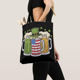Irisches Bier Irland USA Amerikanische Flagge St.