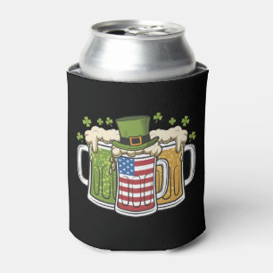 Irisches Bier Irland USA Amerikanische Flagge St.  Dosenkühler