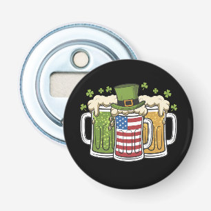 Irisches Bier Irland USA Amerikanische Flagge St.  Flaschenöffner