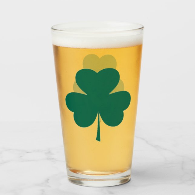 Irisches Bierglas Glas (Vorne (Gefüllt))