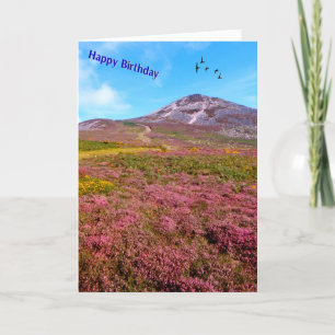 Irisches Bild zum Geburtstag Grußkarte Karte
