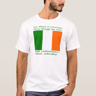 Irisches Blut und Whiskey T-Shirt